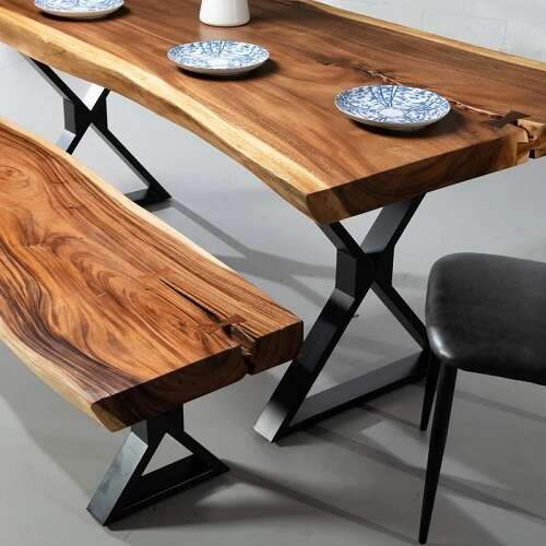 Bali Suar Bench and Dining Table