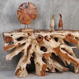 Indonesian Teak Root Tables, Chairs, Furniture