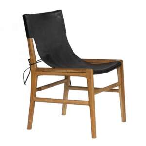 Bali Teak and Leather Safari Chair