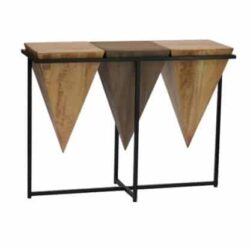 Pyramid Suar Console Table