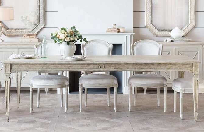 Reproduction Dining Suites French Provincial
