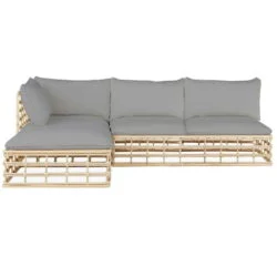Rattan Sofa Daybed Large