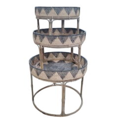 Bali Lombok Set of 3 Side Tables