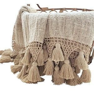 Bali Macrame Throw Small