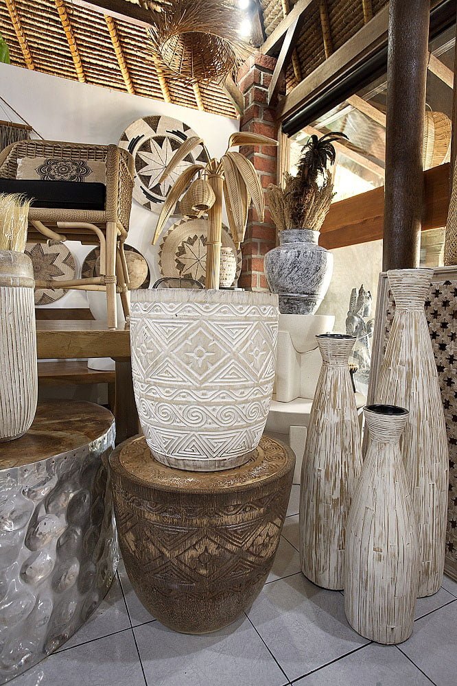 Bali Carved Tribal Furniture Showroom