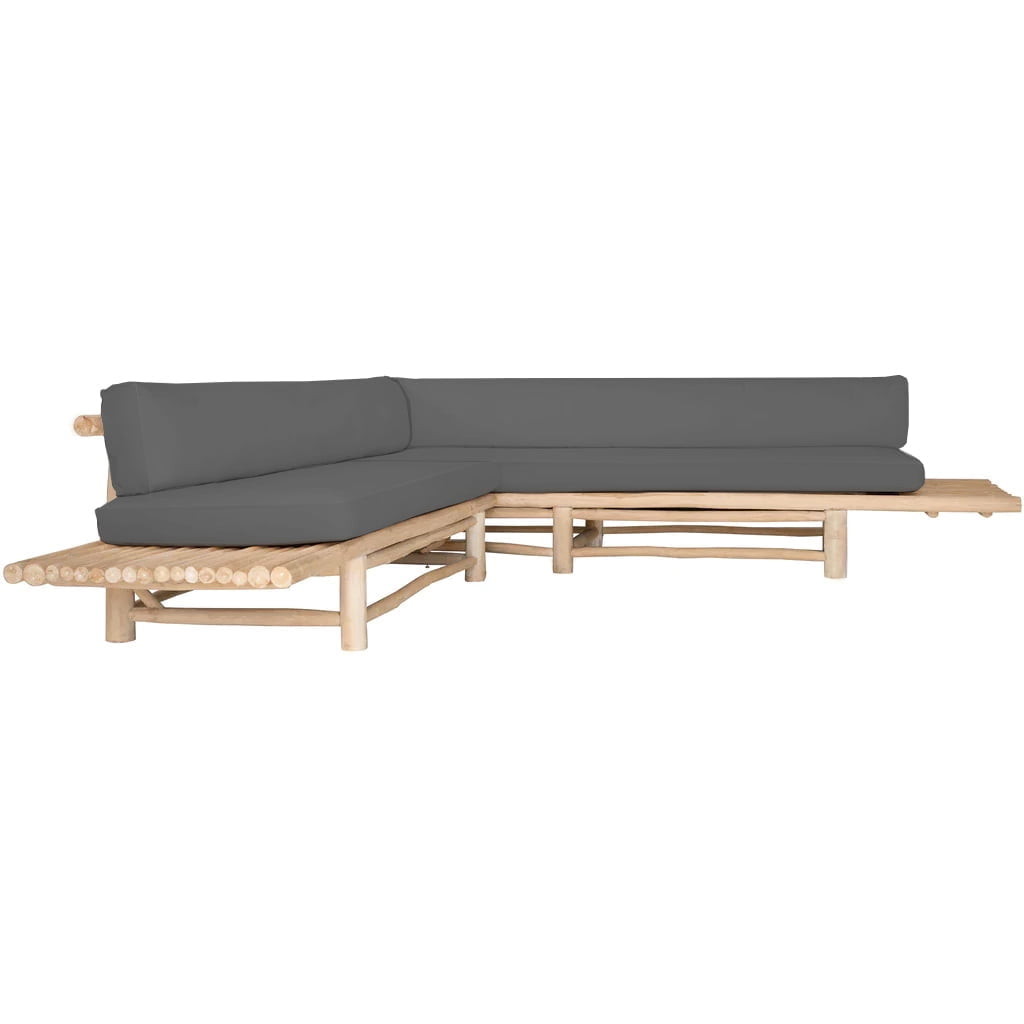 Tulum style outdoor L shape sofa