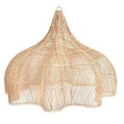 Rattan Hanging Scarf Lighting Small