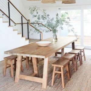 Rustic teak Dining Suite Bali