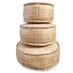 Bali Handicrafts - Natural Eco Friends Pouffs Small
