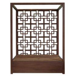 4 Poster Asian Style Bed 1