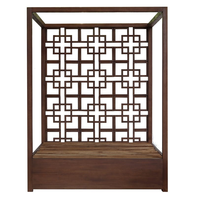 4 Poster Asian Style Bed 1