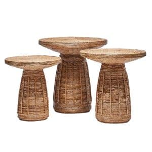 Banana Leaf Side Tables