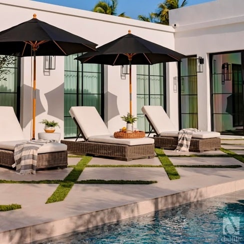 bali outdoor hotel motel resort pool furniture