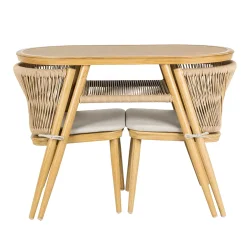 Bali Outdoor Teak Patio Setting